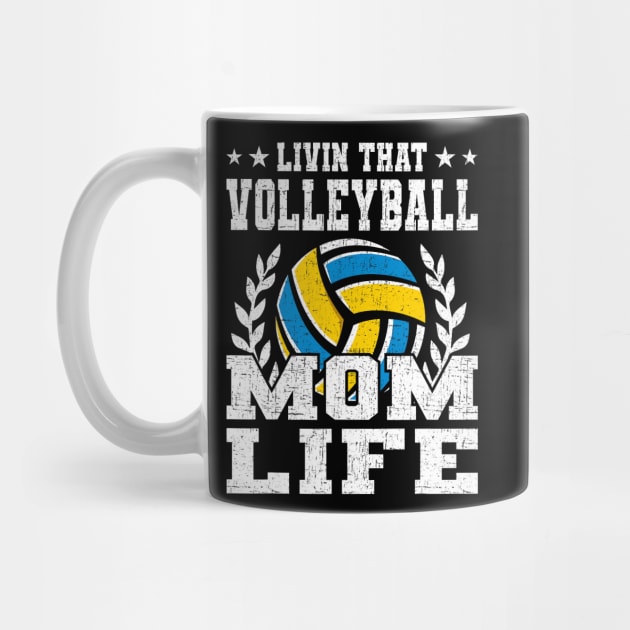 Livin That Volleyball Mom Life Coach Player by jadolomadolo